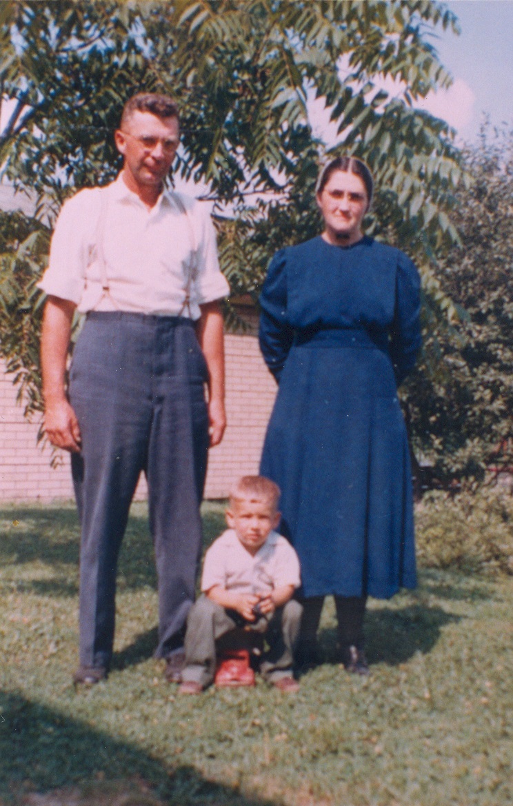 only color photo of me and my parents when i was a child