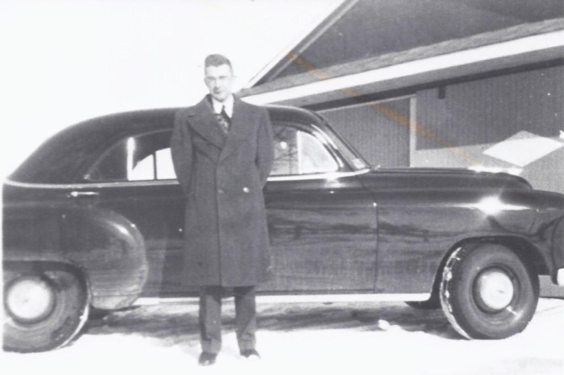 Dad and his first car