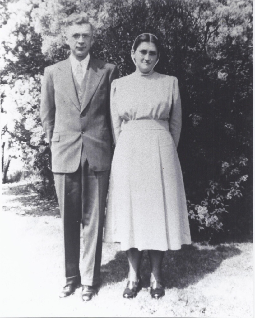 Dad and Mom just before marriage